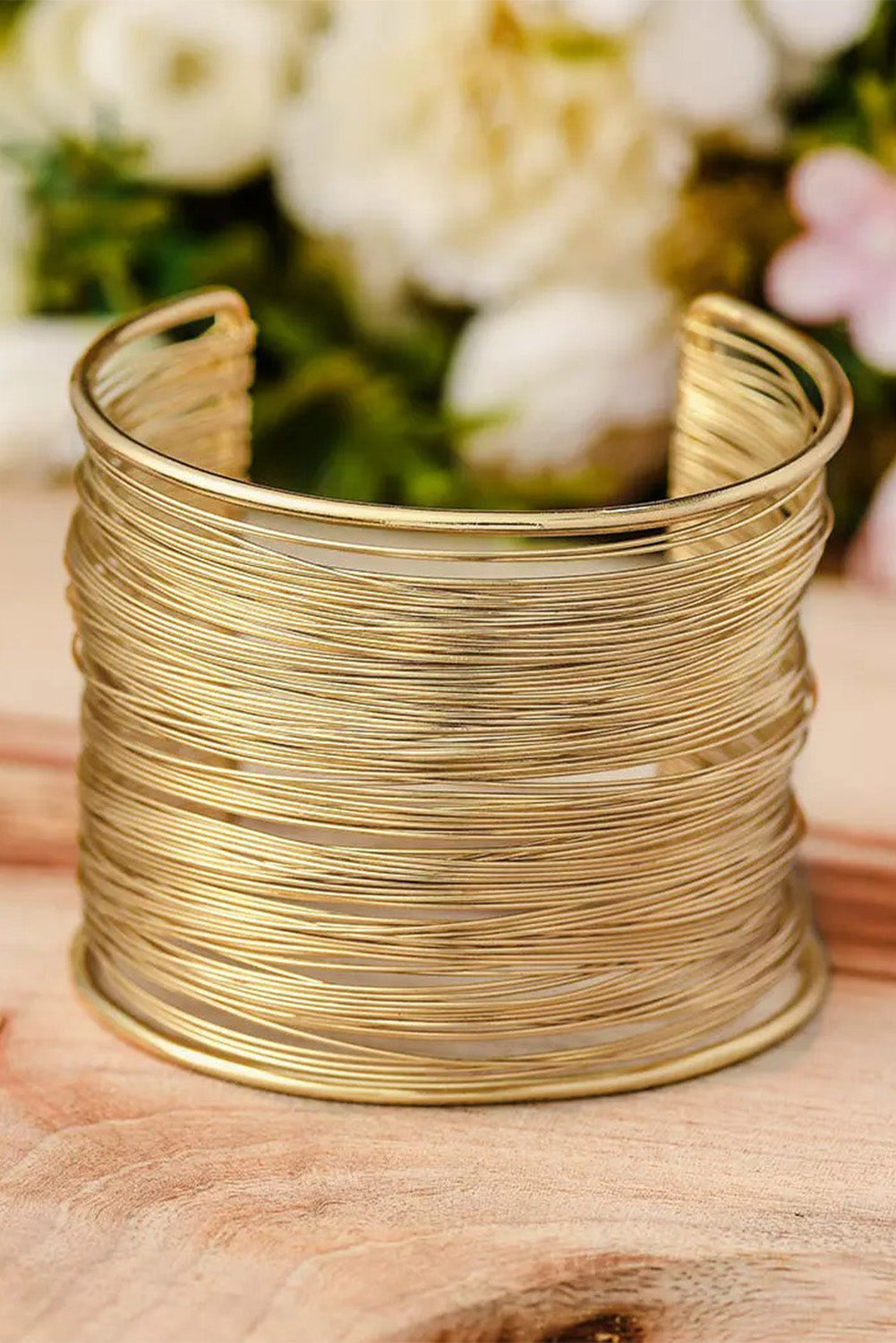 Open Wire Bangle Bracelet