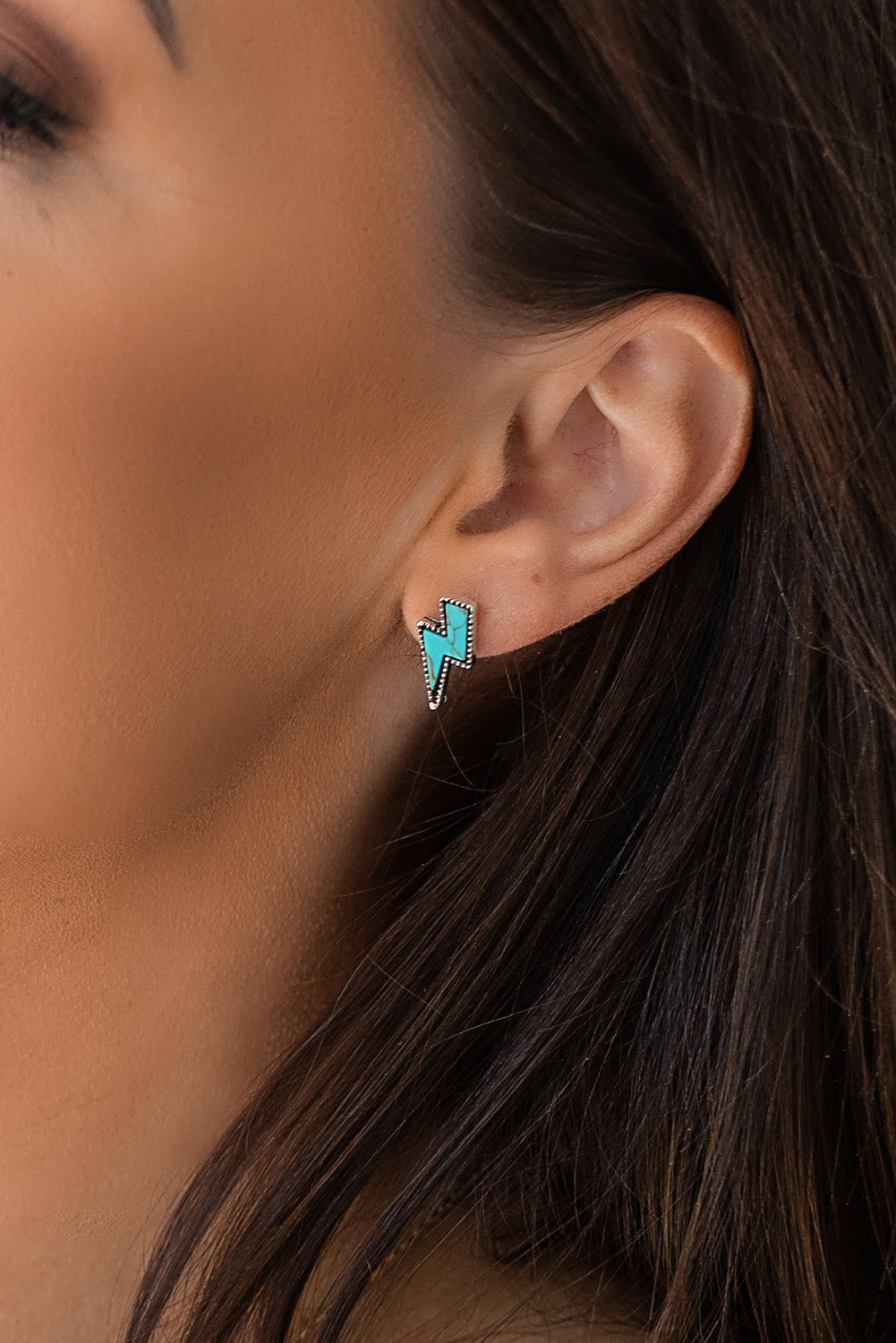 Three-piece Turquoise Stud Earrings Set