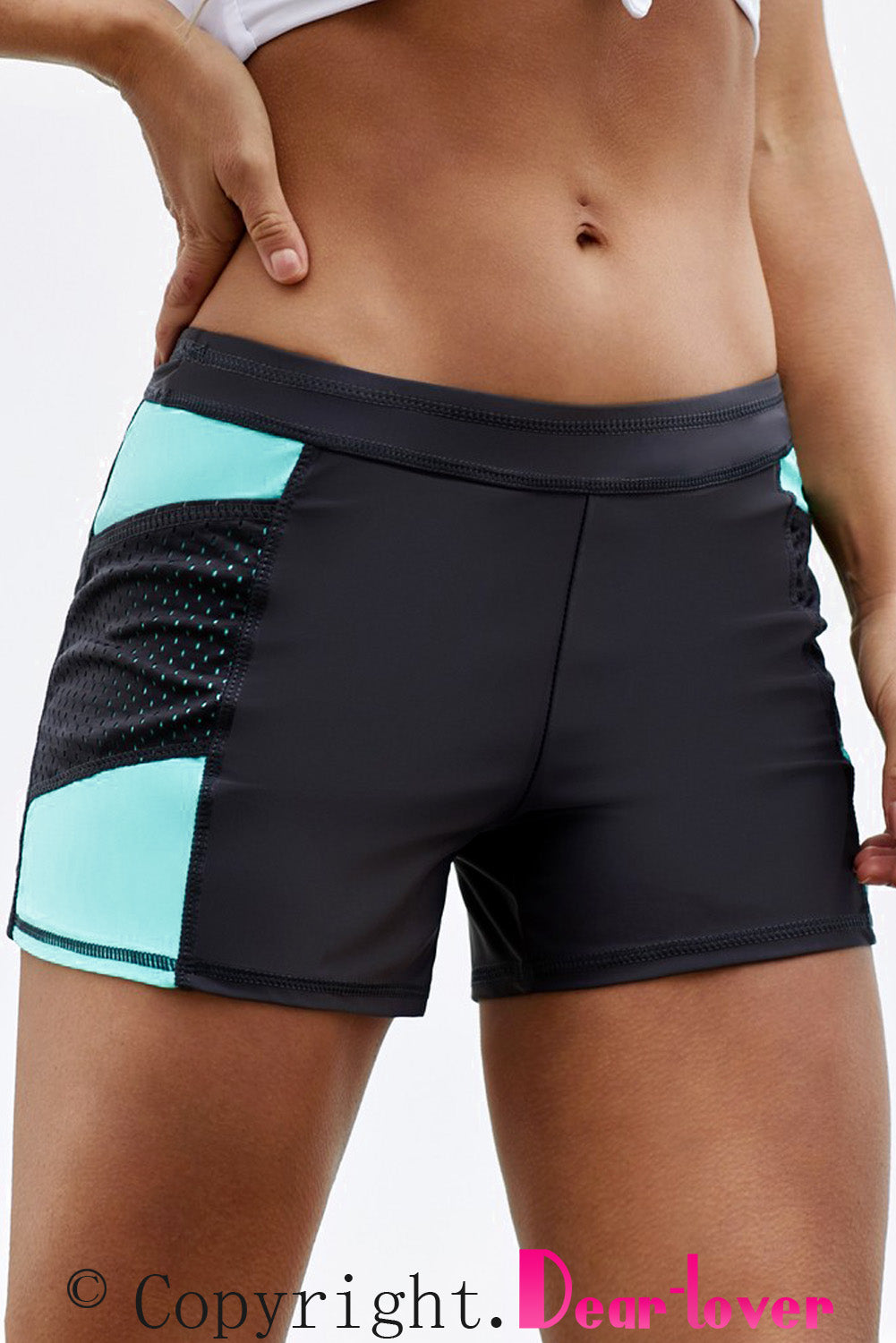 Rosy Side Mesh Insert Sports Boardshort