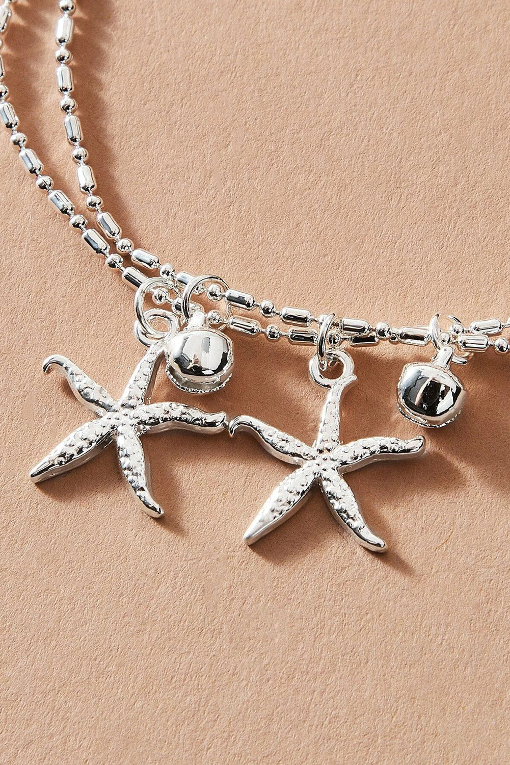 Starfish Bell Dual-Layered Anklet