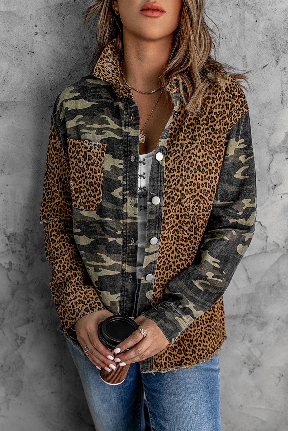 Camouflage Patchwork Jacket