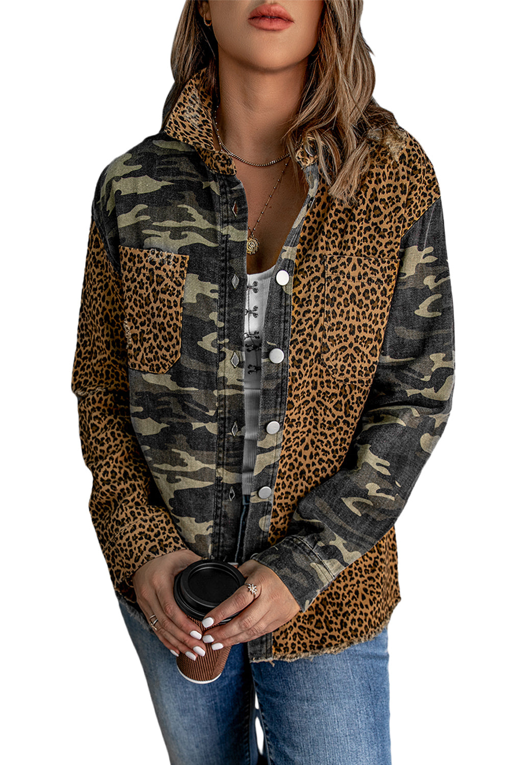 Camouflage Patchwork Jacket