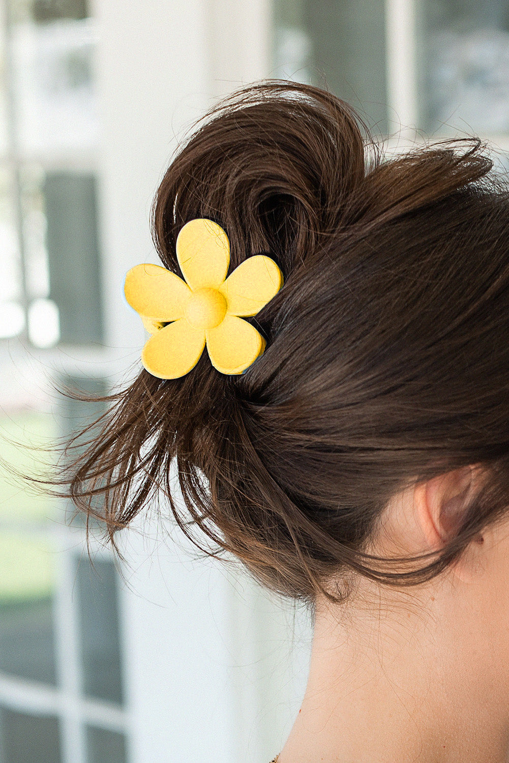 Flower Hair Claw Clip