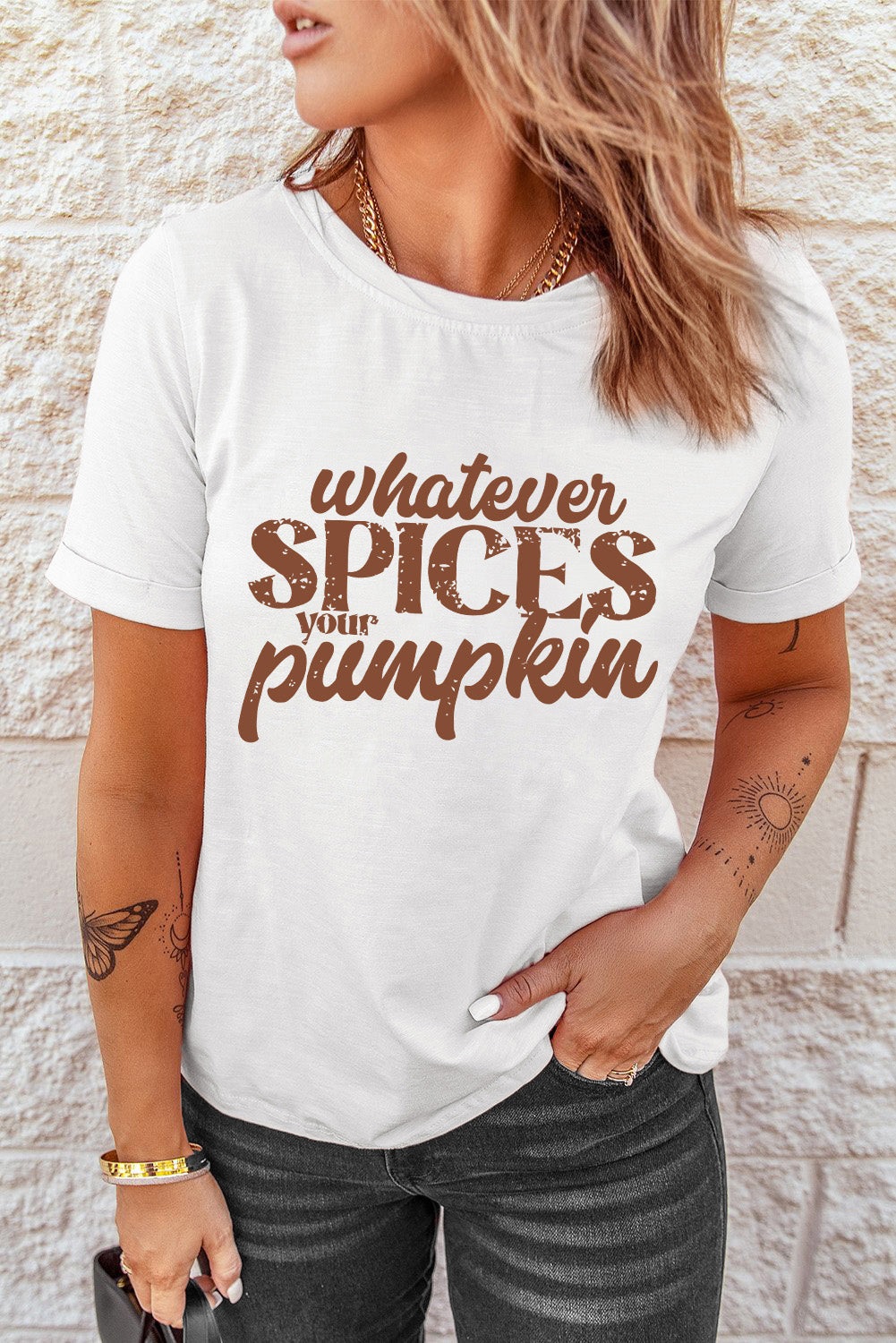 Whatever Spices Your Pumpkin Short Sleeve T Shirt