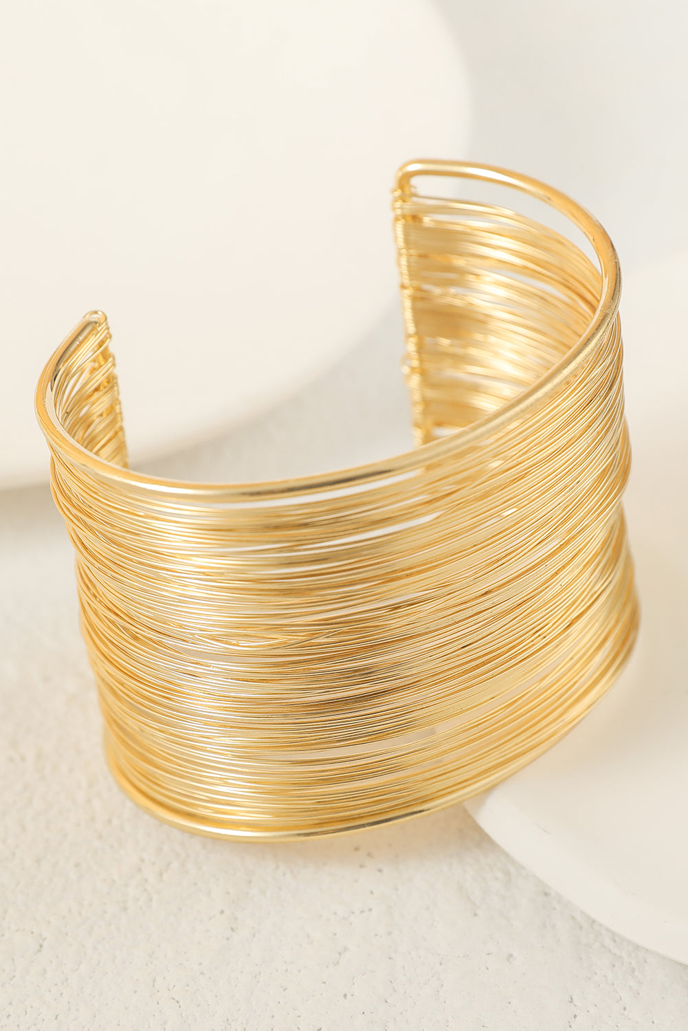 Open Wire Bangle Bracelet