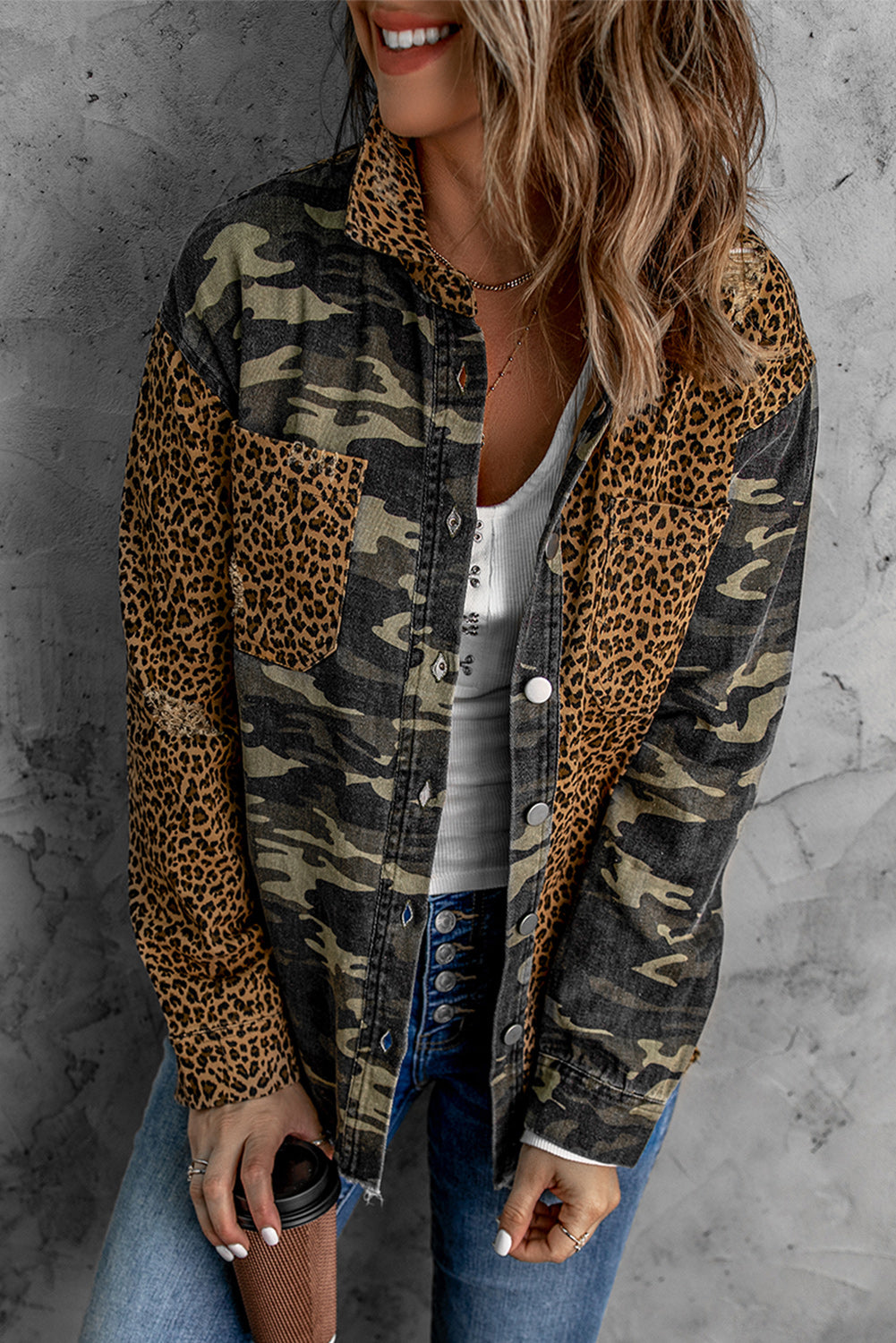 Camouflage Patchwork Jacket