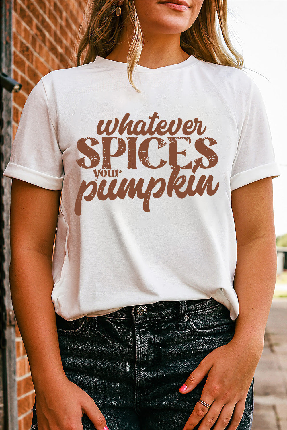 Whatever Spices Your Pumpkin Short Sleeve T Shirt