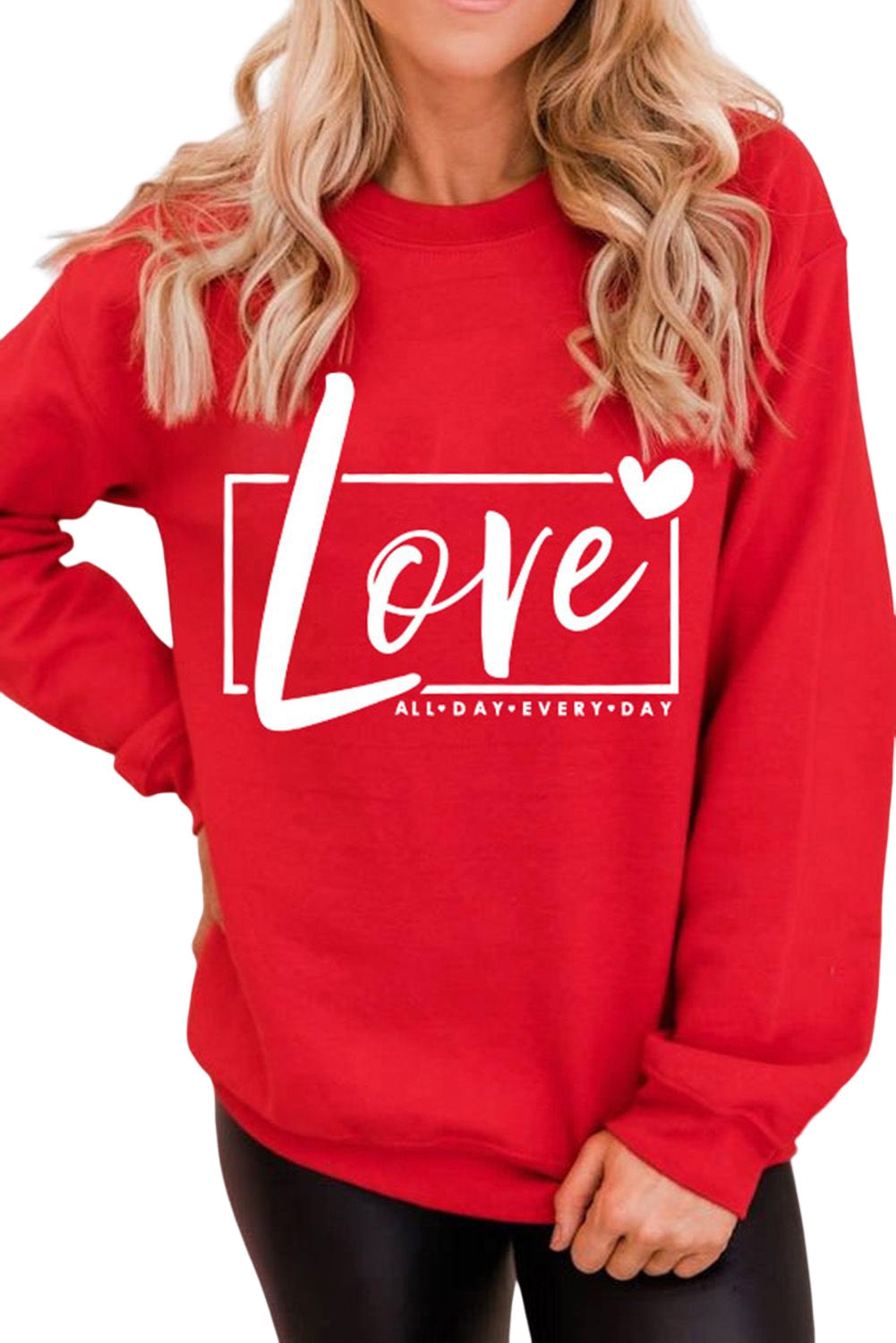 Valentine's Day Love Graphic Sweatshirt