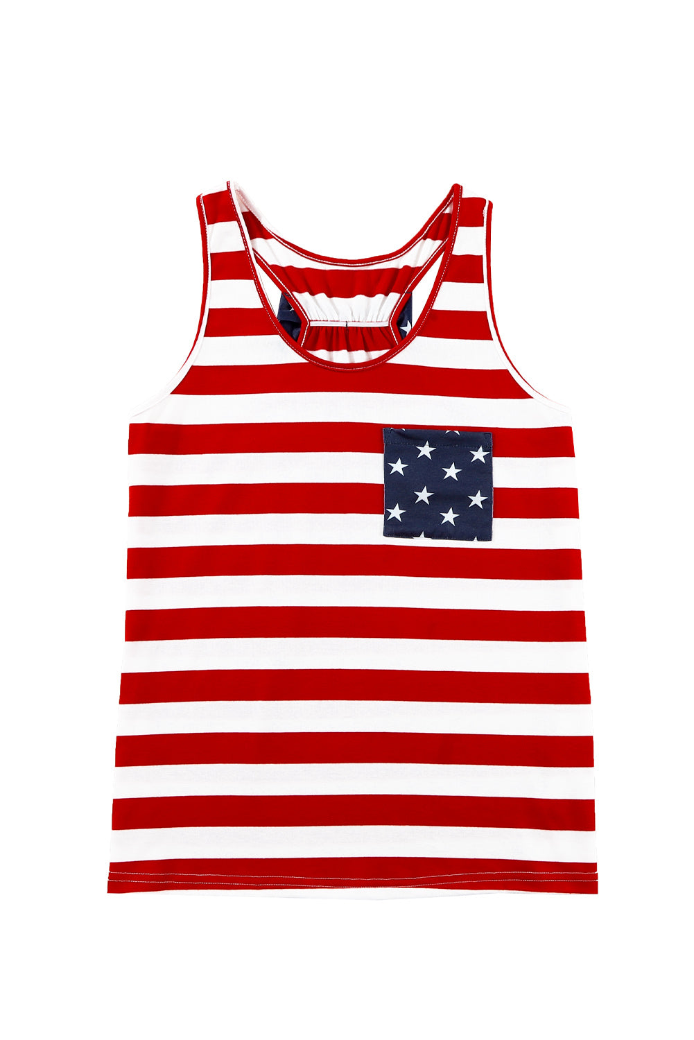 Pocket Patch Stars & Stripes Tank Top