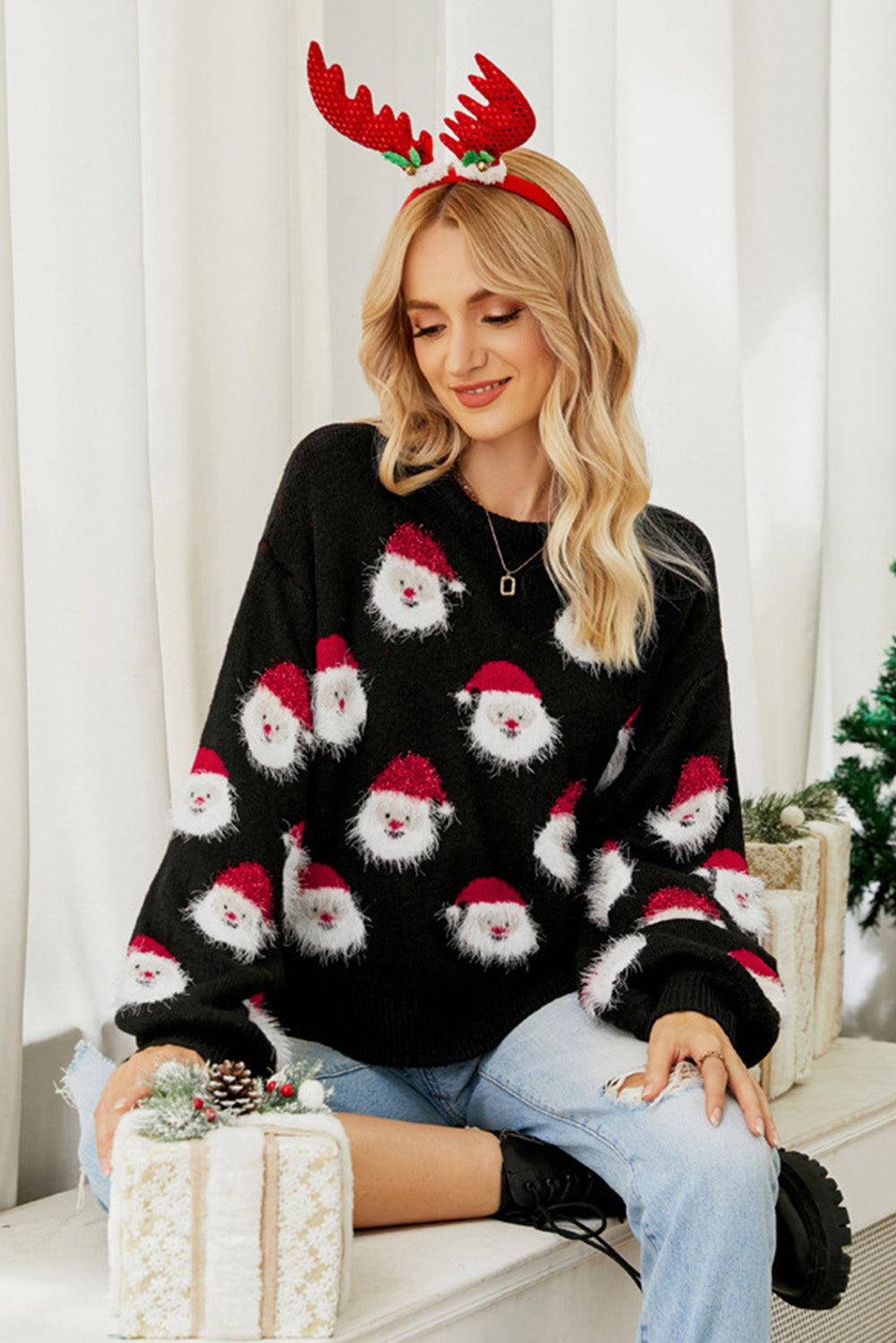 Christmas Santa Claus Pullover Sweater