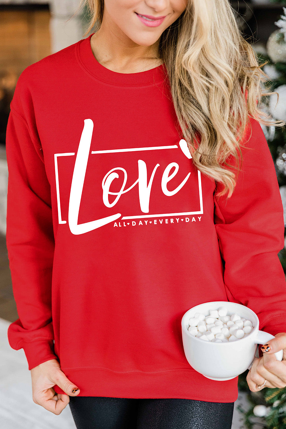 Valentine's Day Love Graphic Sweatshirt