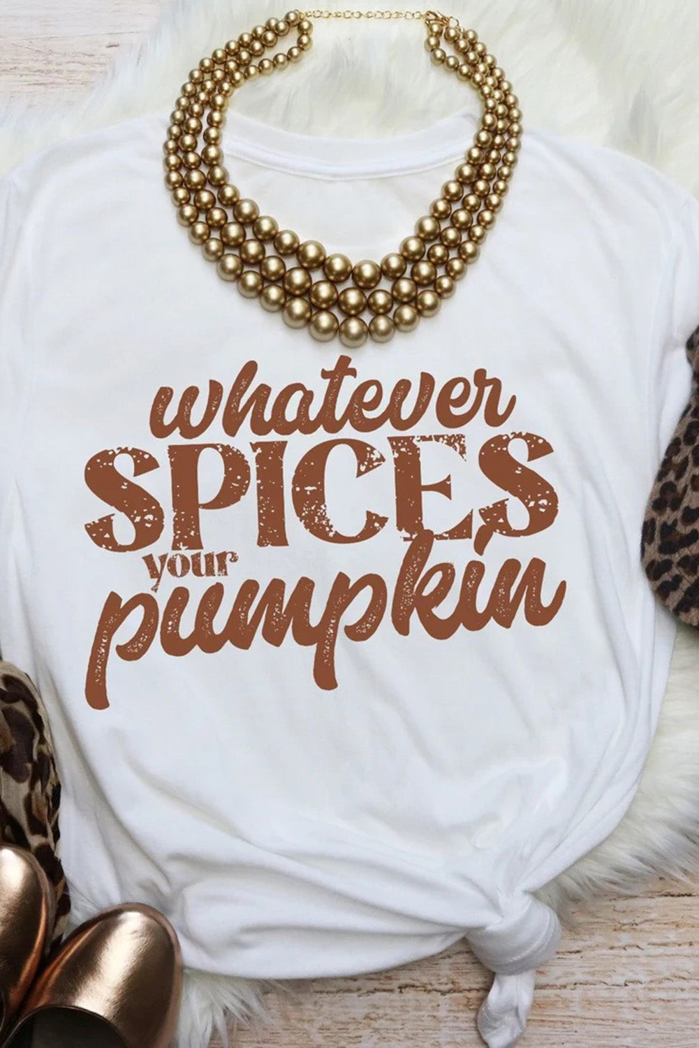 Whatever Spices Your Pumpkin Short Sleeve T Shirt