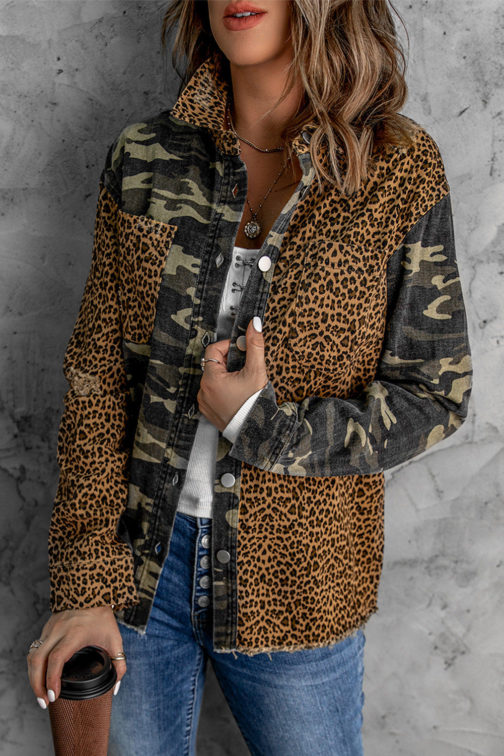 Camouflage Patchwork Jacket