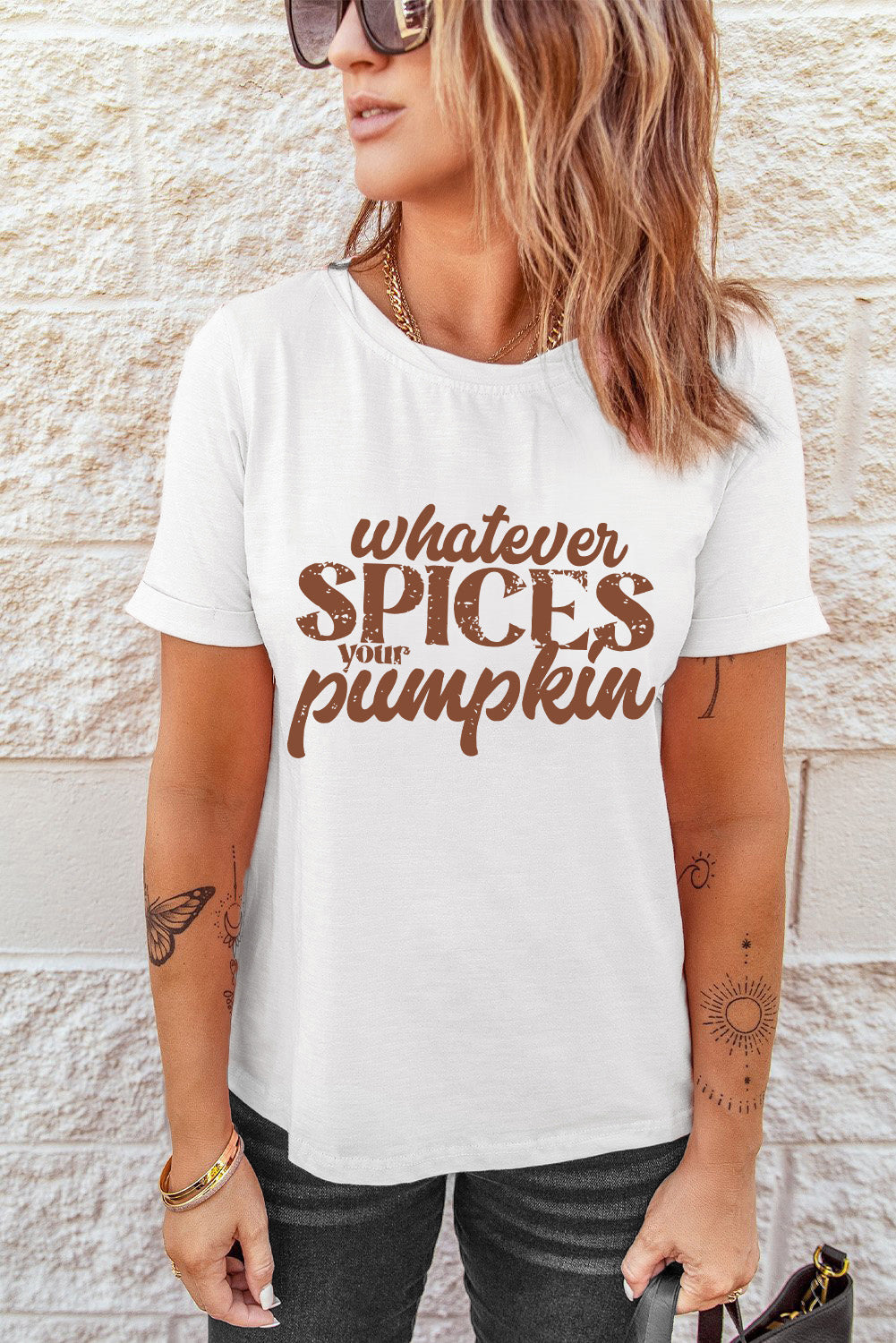 Whatever Spices Your Pumpkin Short Sleeve T Shirt