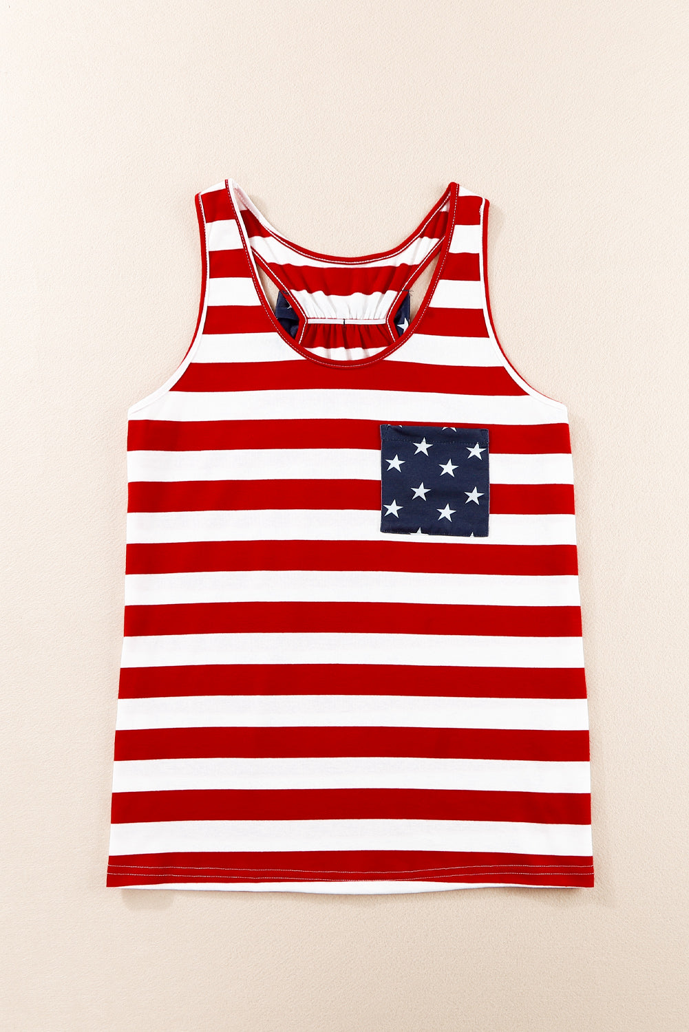 Pocket Patch Stars & Stripes Tank Top