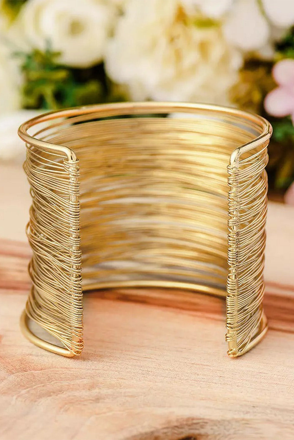 Open Wire Bangle Bracelet