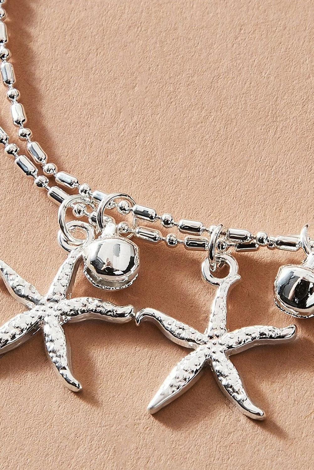 Starfish Bell Dual-Layered Anklet