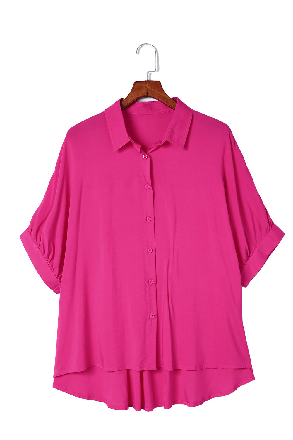 Rose Soft Oversize Dolman Shirt