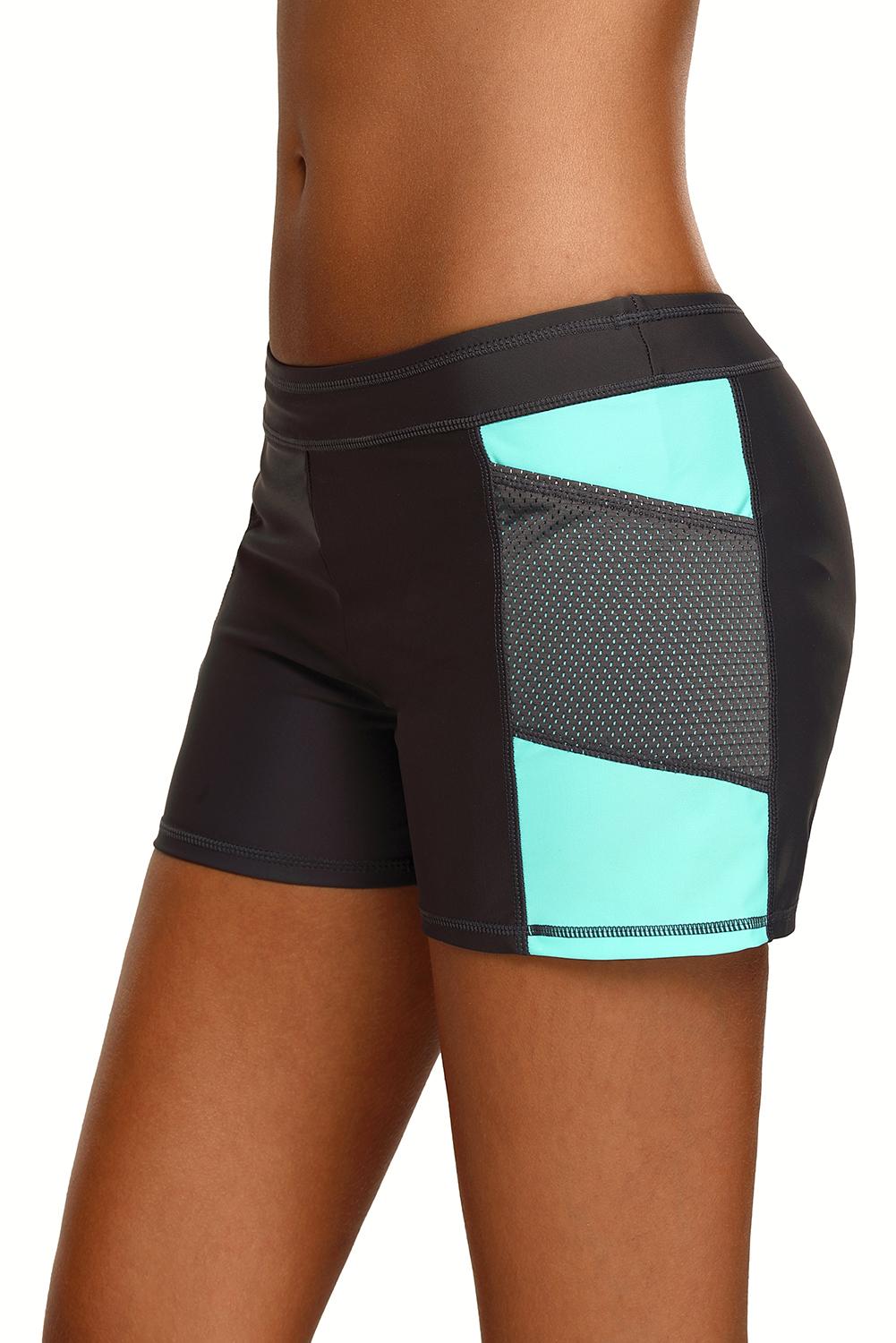 Rosy Side Mesh Insert Sports Boardshort