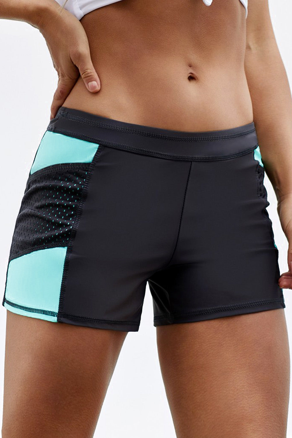 Rosy Side Mesh Insert Sports Boardshort