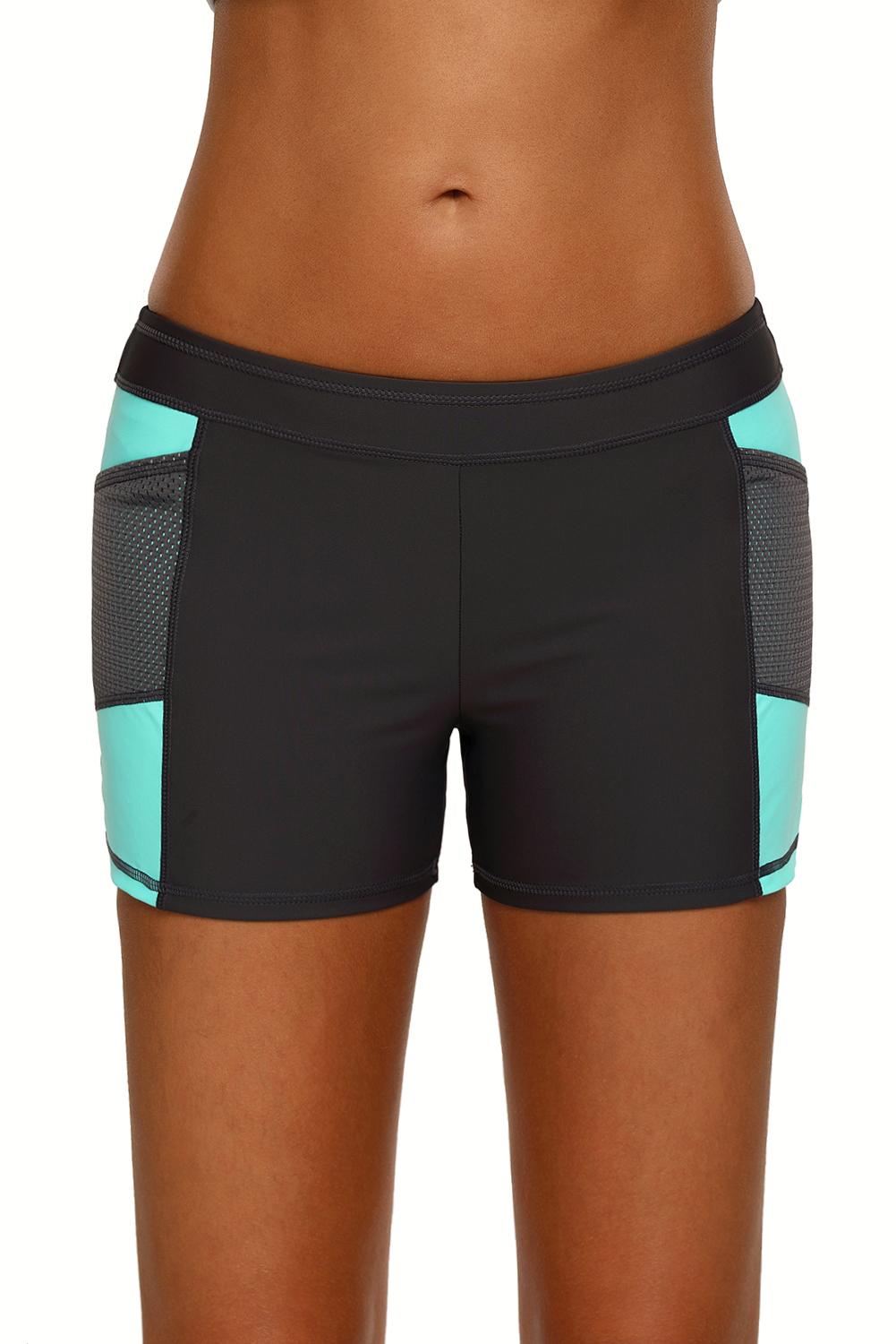 Rosy Side Mesh Insert Sports Boardshort