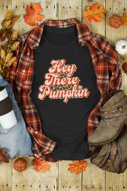 Hey There Pumpkin Short Sleeve Graphic Tee