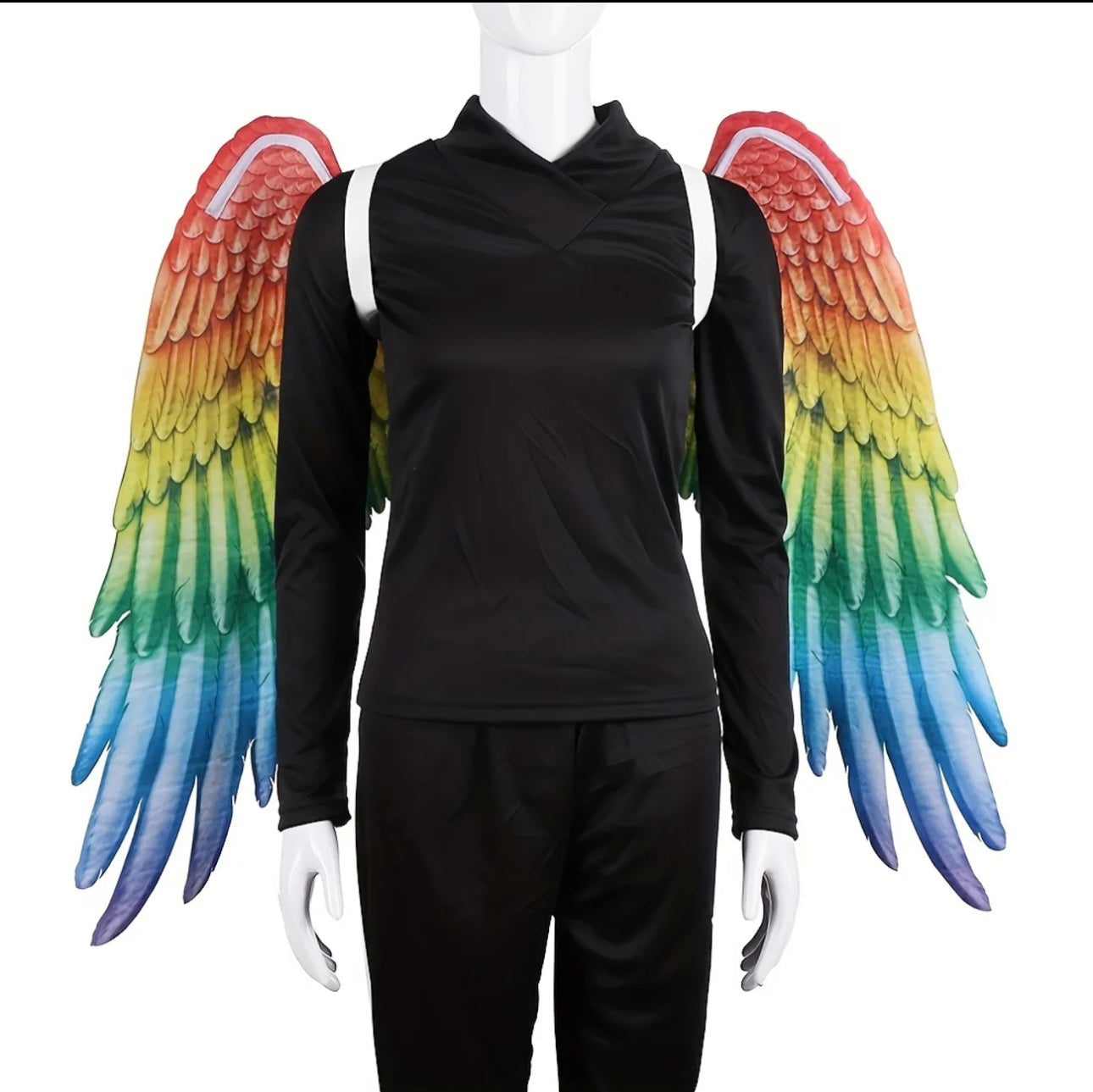 Pride Month Rainbow Angel Wings Props Angels